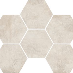 Vloertegel marazzi clays MM5N cotton hexagon 18