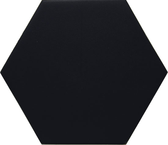 Vloertegel Douglas en Jones vintage minimalista negro 14x16,3