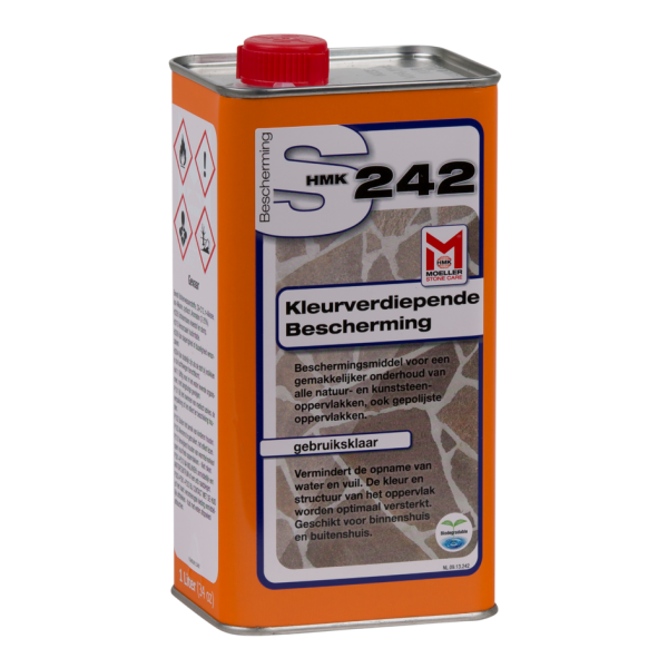 Moeller S242 Kleurverdiepende bescherming natuursteen can 1 liter