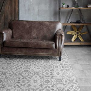 Decor tegel Beste Koop icon silver mix decor 20x20 - Thuis in Tegels