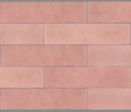 Wandtegel Revoir Paris atelier vieux rose mat 6,2x25