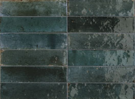 Wandtegel Piet Boon glaze tile blue 6x24 - Thuis in Tegels