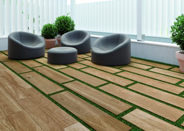 Vloertegel Patagonia Castano 60x60x20MM