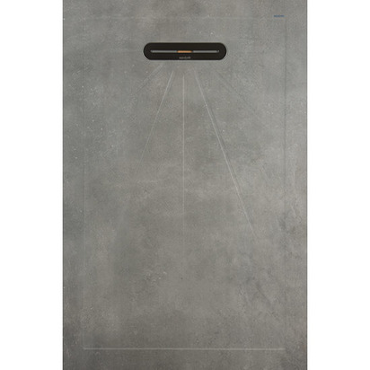 Vloertegel vtwonen Mold Douchetegel Basalt 90x135