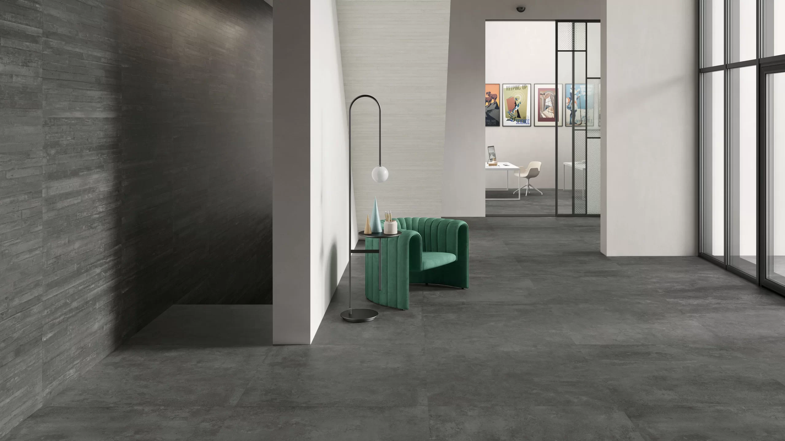 Vloertegel vtwonen Raw Anthracite 80x80