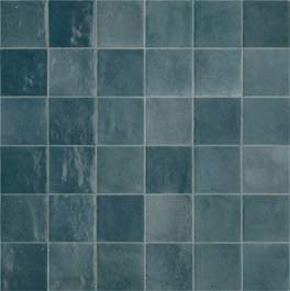 Wandtegel Marazzi Zellige M5P6 Petrolio Lux 10x10 - Thuis in Tegels