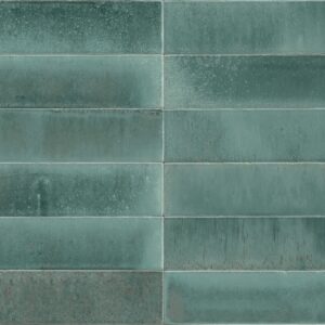 Wandtegel Marazzi Lume Turquoise glans 6x25 - Thuis in Tegels