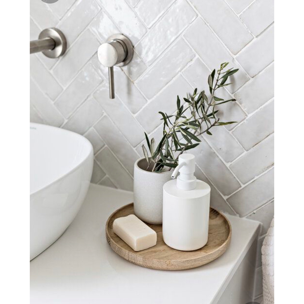 Wandtegels Terre D'Azur Gerona Blanco glans 7,5x30cm