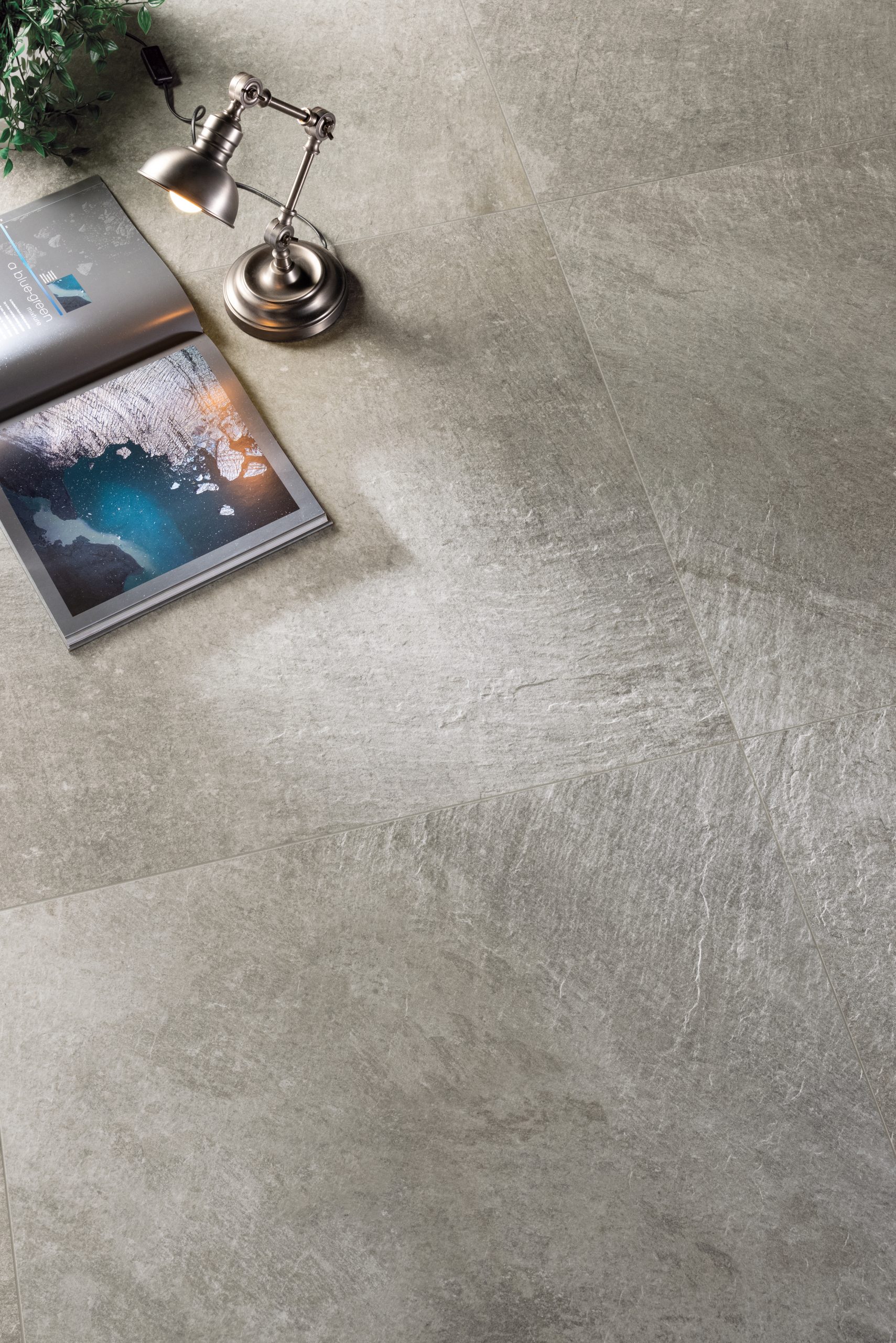 Vloertegels Cercom Absolute Grey mat 100x100cm
