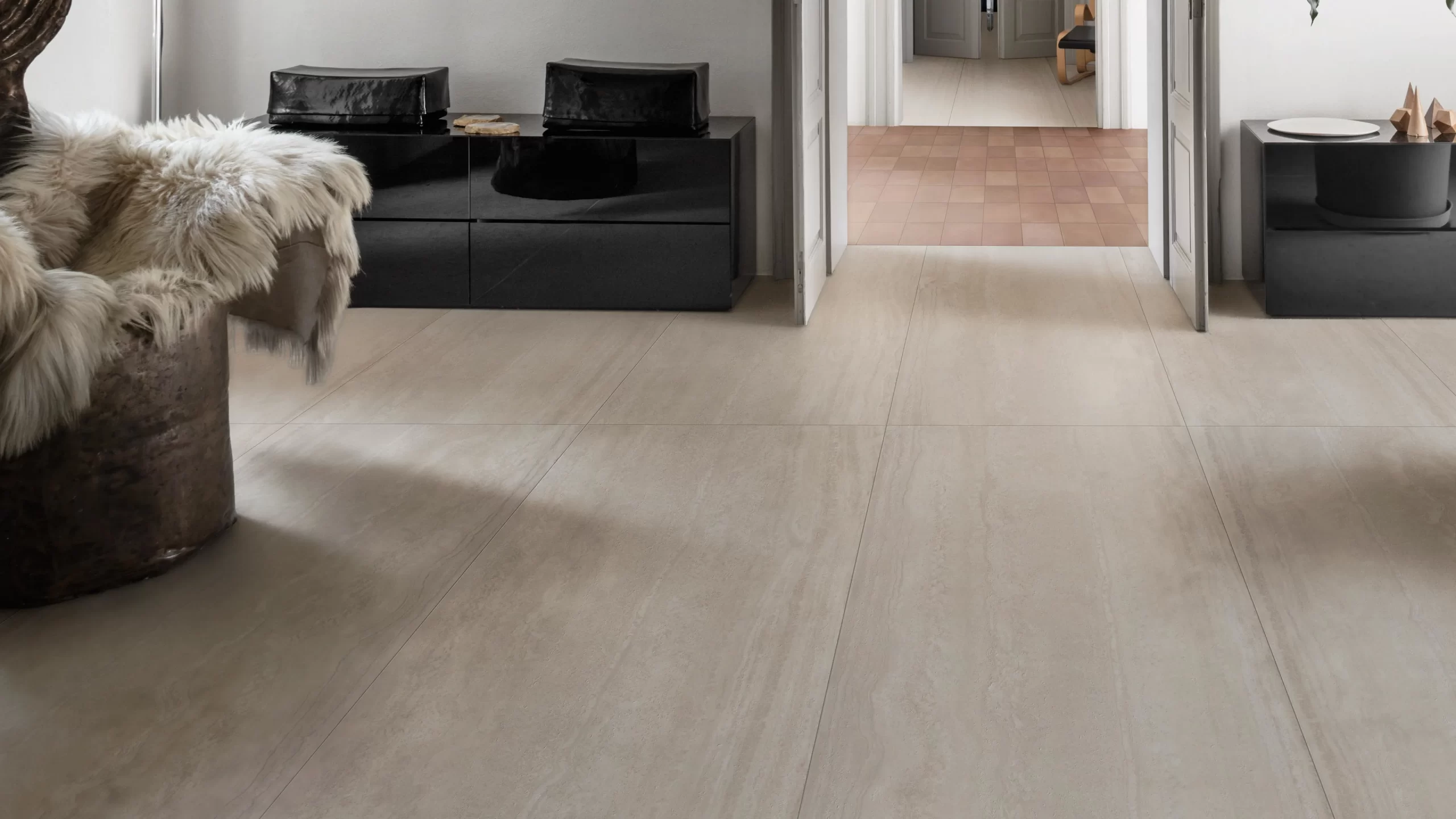 Vloertegels Marazzi Mystone Travertino Navona mat 60x60