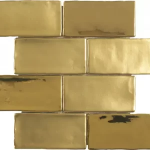 Mozaïek tegels Dune Ceramic Goud mat/glans 30x30cm - Thuis in Tegels
