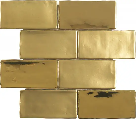 Mozaïek tegels Dune Ceramic Goud mat/glans 30x30cm