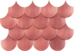 Mozaïek tegels Dune Materia Copper mat/glans 20x30cm - Thuis in Tegels