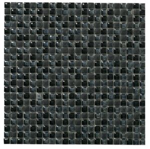 Mozaïek tegels Dune Ceramic Zwart mat/glans 30x30cm - Thuis in Tegels