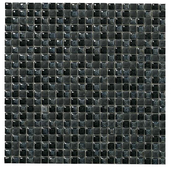 Mozaïek tegels Dune Ceramic Zwart mat/glans 30x30