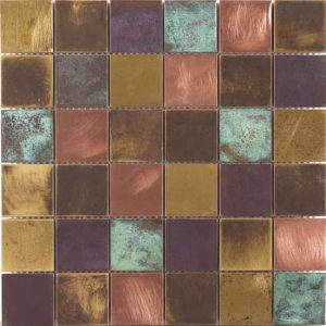 Mozaïek tegels Dune Stone Copper glans 30x30cm - Thuis in Tegels