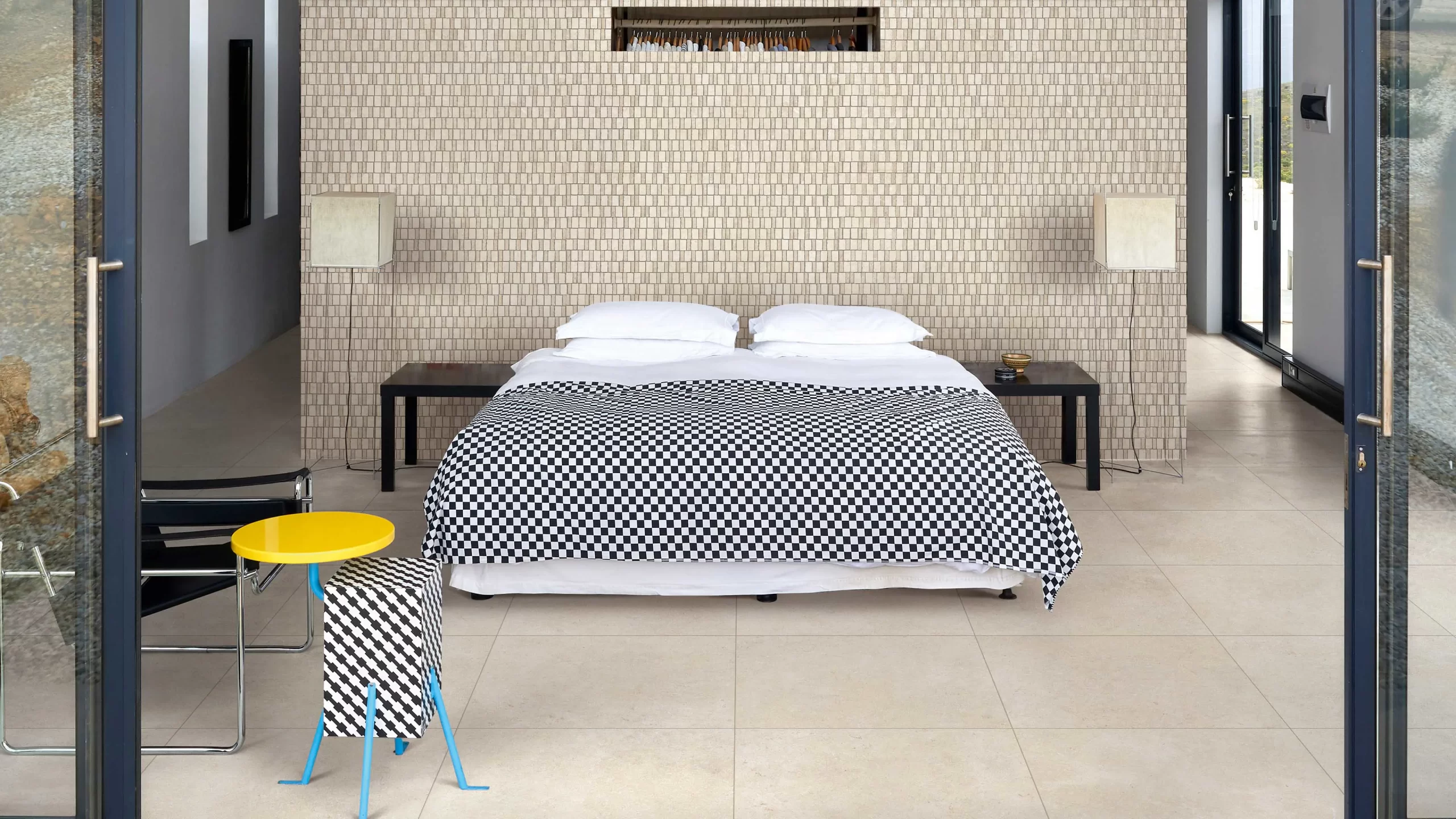 Vloertegels Marazzi Mystone Limestone Ivory 120x120cm