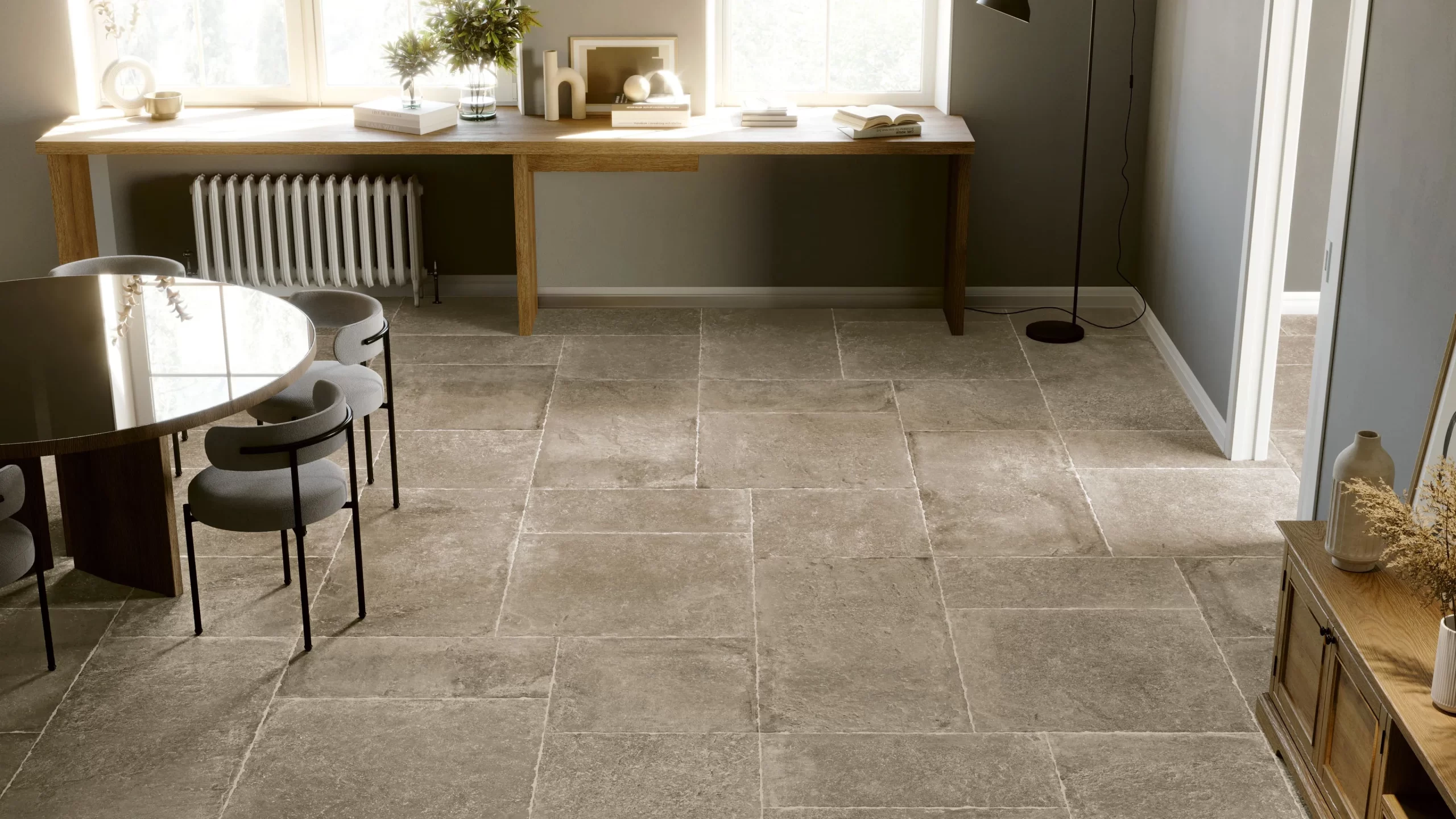 Vloertegel Douglas & Jones Province Taupe mat 40x80cm