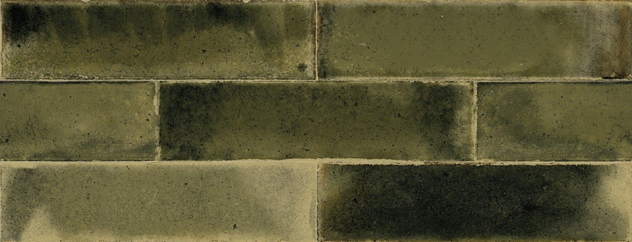 Wandtegels Jazba Olive Brillo 6x24,6cm