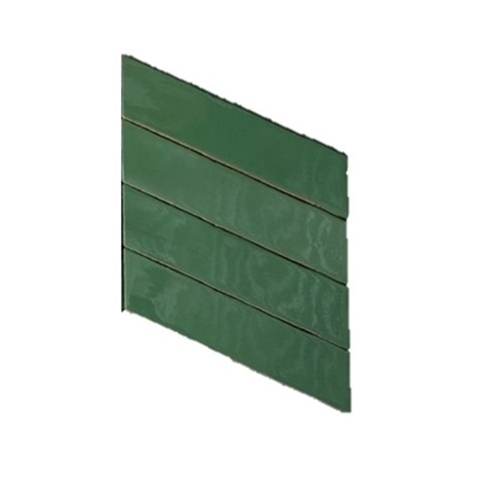 Wandtegels Terre D'Azur Chevron Granada Verde R 6,4x27,5