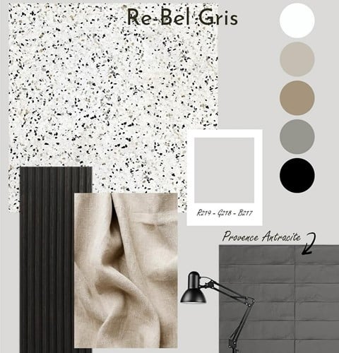 Vloertegels Revoir Paris Re-Bel Gris 100x100